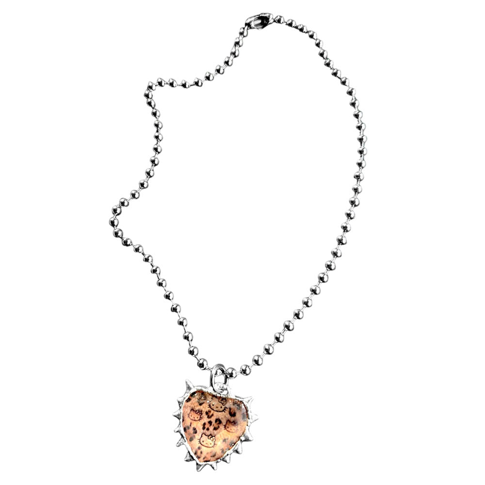 Cheetah Heart Pendant