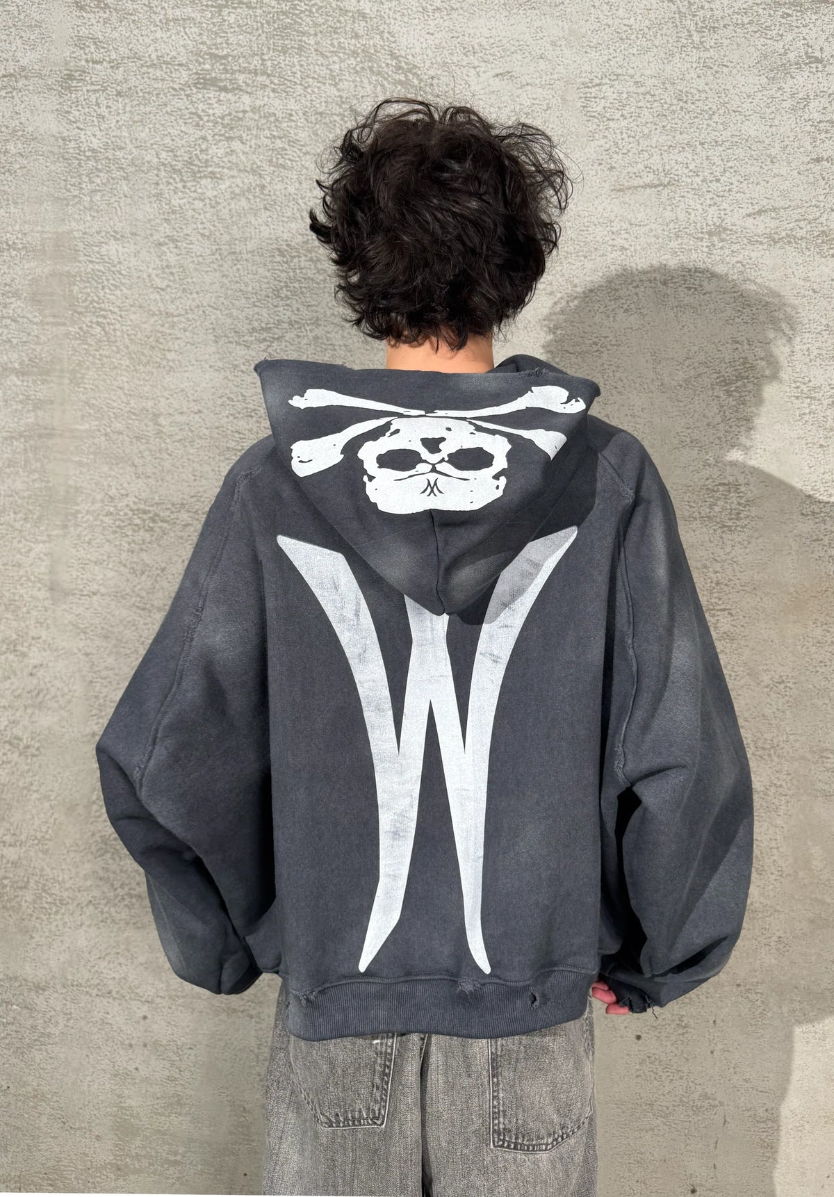 "NobodyBetter" Graphite Zip Hoodie