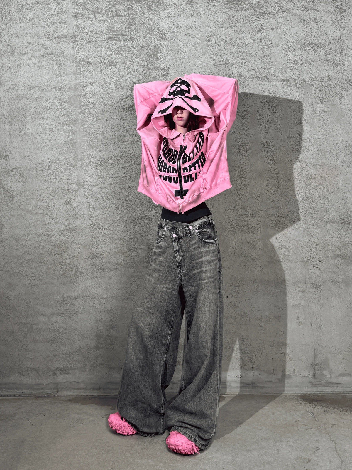 "NobodyBetter" Pink Zip Hoodie