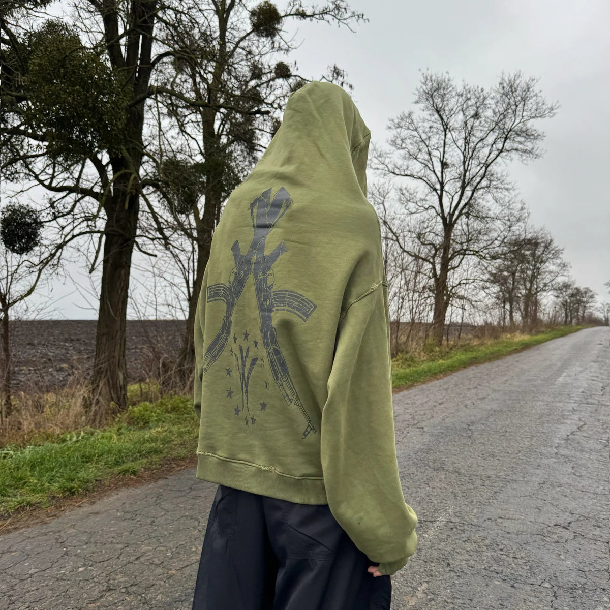 "ARMY" Full Zip Hoodie