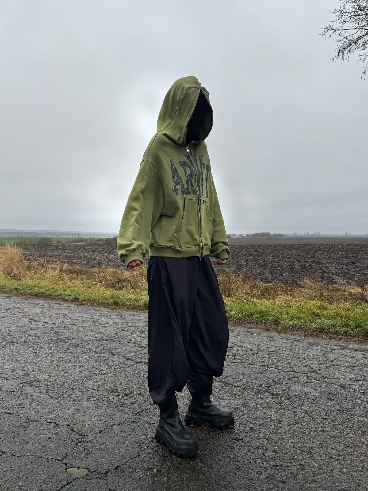 "ARMY" Full Zip Hoodie