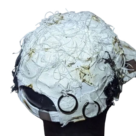 "White Burnt" Custom Cap