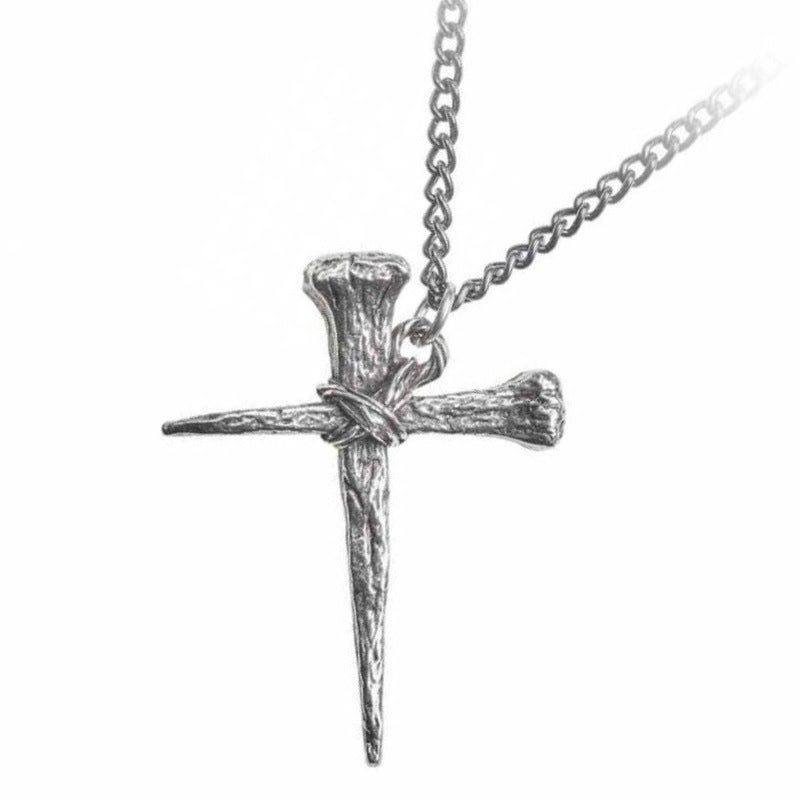 Stake Cross Necklace