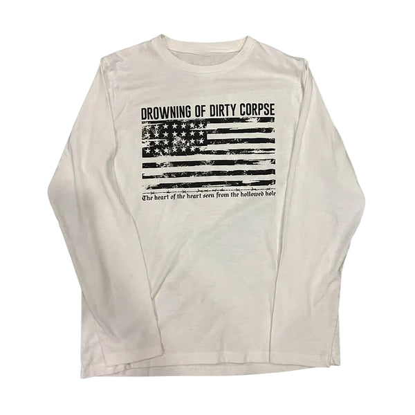 Flag Distressed Tee