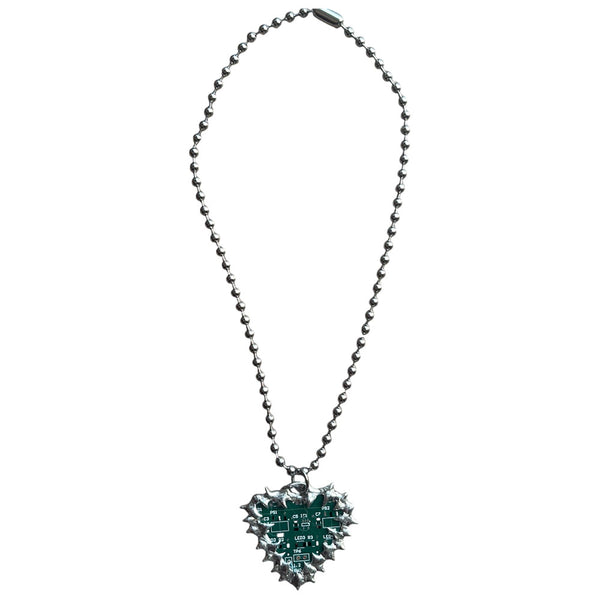 Circuit Heart Pendant