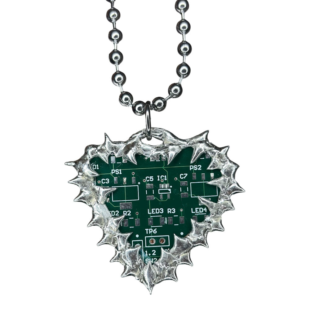 Circuit Heart Pendant