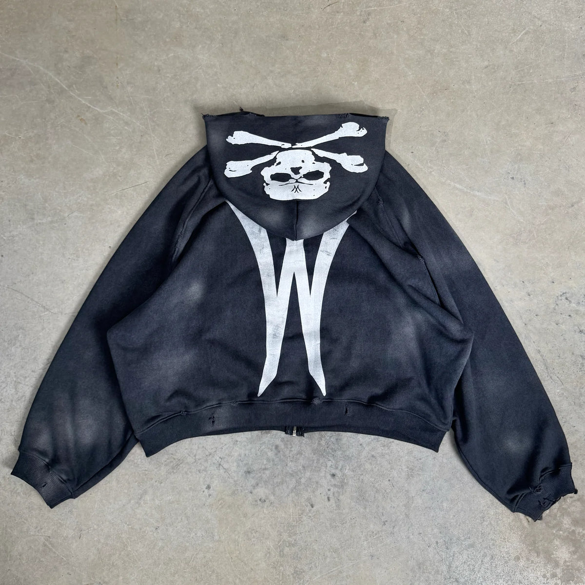"NobodyBetter" Graphite Zip Hoodie