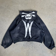 "NobodyBetter" Graphite Zip Hoodie