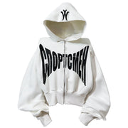 "Sportsman" White Hoodie