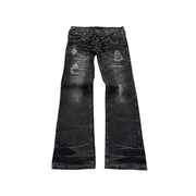 Double-Waist Flare Pants