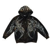 Tribal Vein Zip Hoodie / 1 of 1