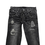 Double-Waist Flare Pants