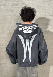 "NobodyBetter" Graphite Zip Hoodie