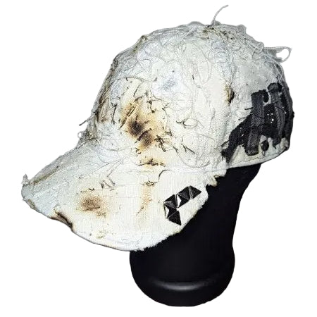 "White Burnt" Custom Cap