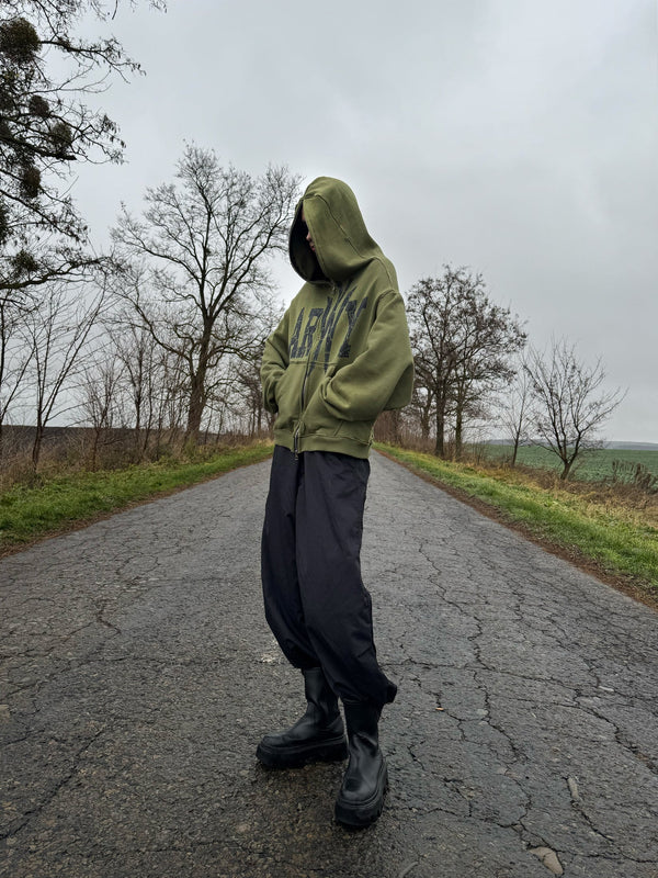"ARMY" Full Zip Hoodie