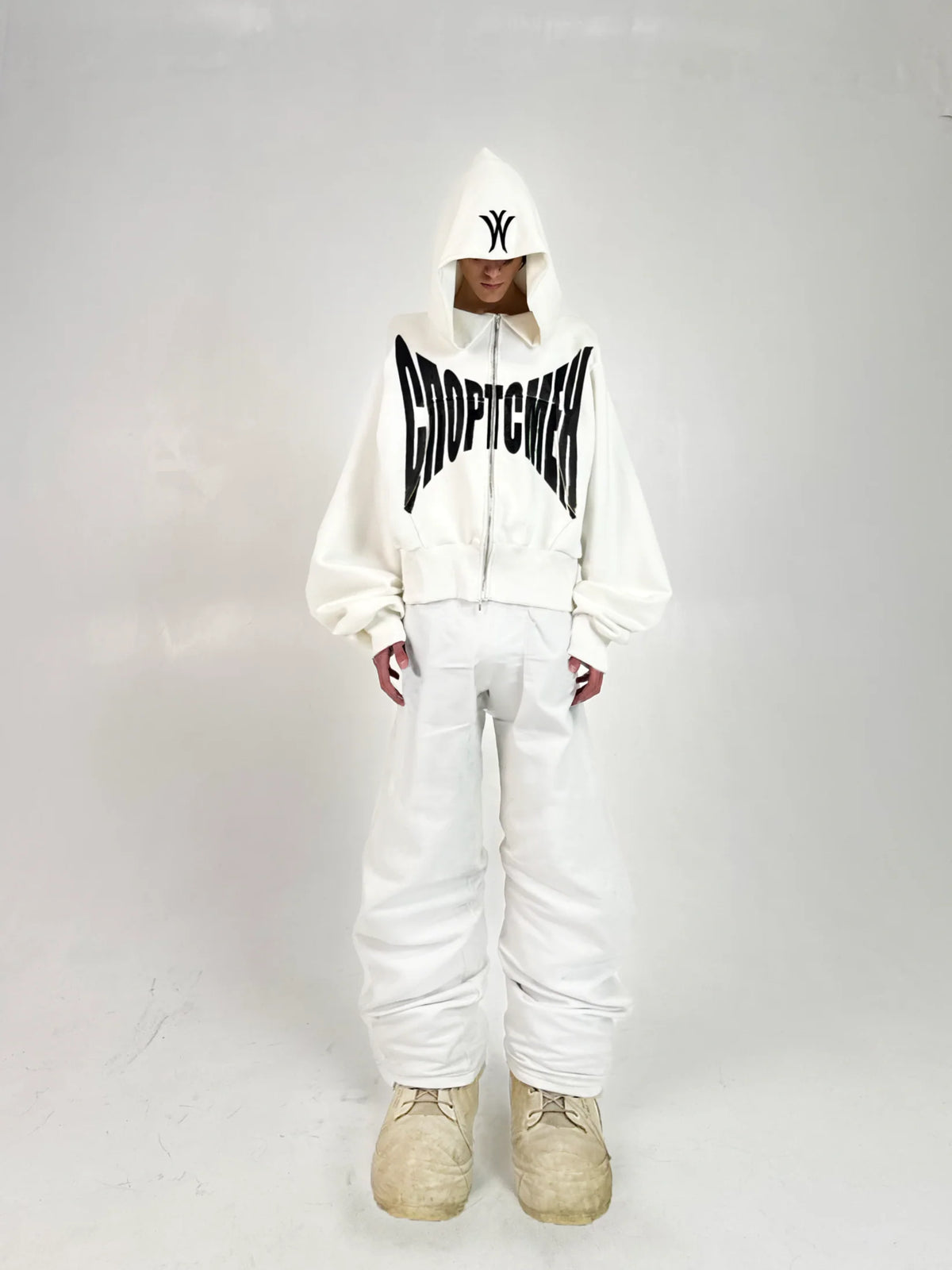 "Sportsman" White Hoodie