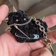"Spiked Heart" Keychain