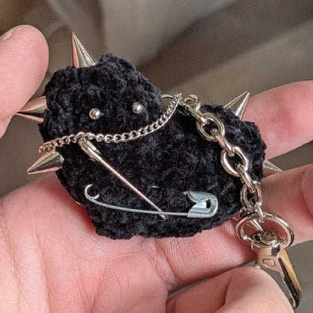 "Spiked Heart" Keychain