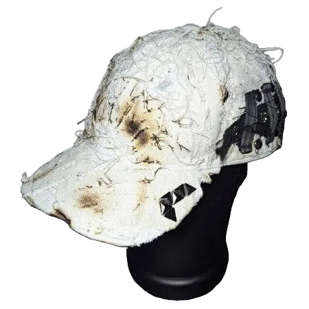 "White Burnt" Custom Cap