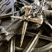 Stake Cross Necklace