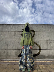 "ARMY" Full Zip Hoodie
