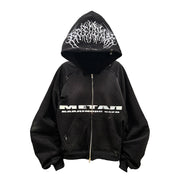 "Metal" Zip Hoodie
